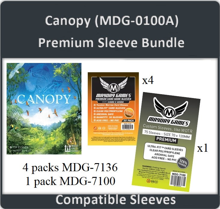 "Canopy" Compatible Card Sleeve Bundle - for just $10.50! 