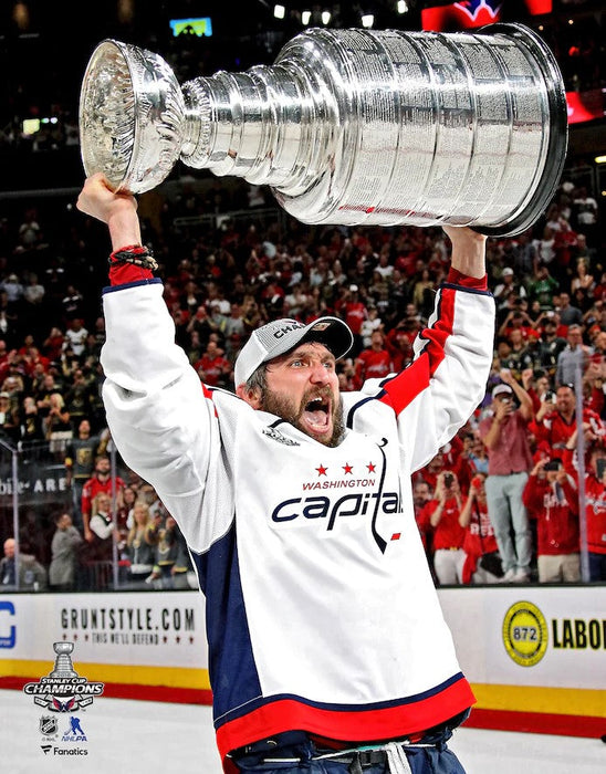 Alex Ovechkin Washington Capitals 2018 Stanley Cup Champions 8" x 10" Hockey Photo - for just $9.99! 