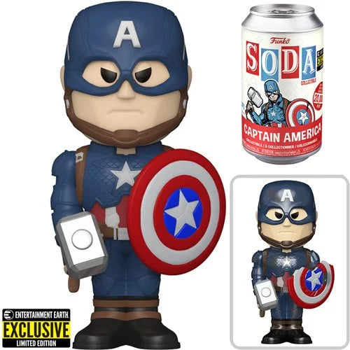 Avengers: Endgame Captain America Vinyl Funko Soda Figure - Entertainment Earth Exclusive - for just $7.49! 