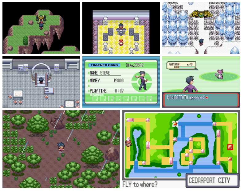 Pokemon Giratina Strikes Back GBA ROM Hack Video Game Boy Advance - for just $17.99! 
