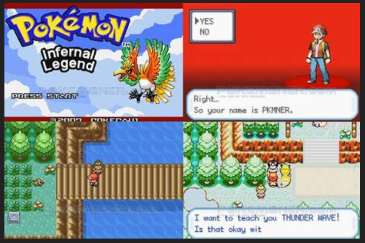 Pokemon Infernal Legends GBA ROM Hack Video Game Gameboy Advance - for just $18.49! 