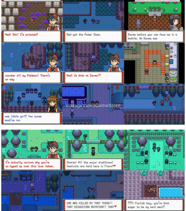 Pokemon Adventures Red Chapter GBA ROM Hack Video Game Boy Advance - for just $18.49! 