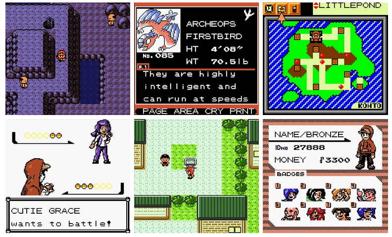 Pokemon Bronze GBC ROM Hack Video Game Custom Gameboy Color - for just $16.99! 