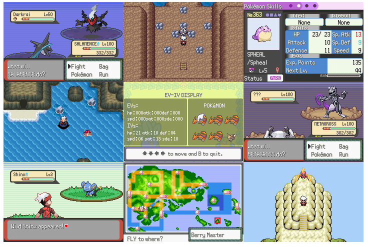 Pokemon Blazing Emerald GBA ROM Hack Video Game Custom Gameboy Advance - for just $18.49! 