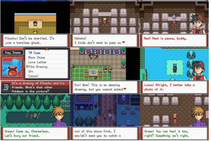 Pokemon Adventures Red Chapter GBA ROM Hack Video Game Boy Advance - for just $18.49! 
