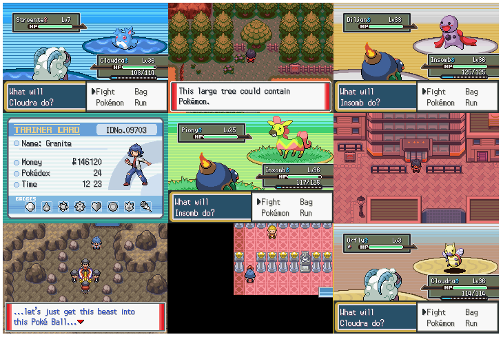 Pokemon Sienna GBA ROM Hack Video Game Custom Gameboy Advance - for just $18.49! 