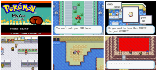 Pokemon My Ass GBA ROM Hack Video Game Custom Gameboy Advance - for just $17.99! 