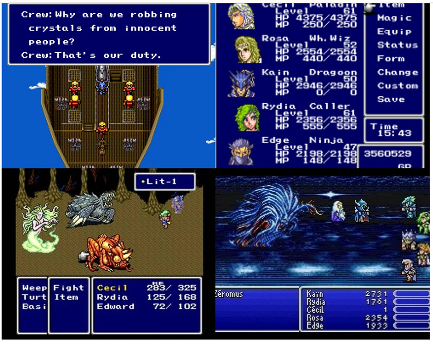 Final Fantasy 4 SNES Video Game Cartridge Super Nintendo 1991 - for just $22.99! 
