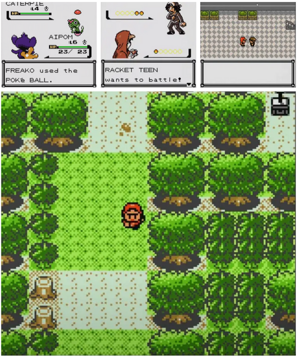 Pokemon Bronze GBC ROM Hack Video Game Custom Gameboy Color - for just $16.99! 