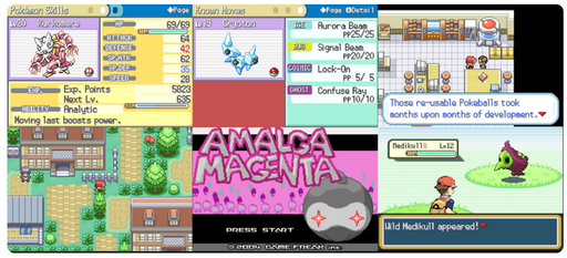 Pokemon Amalga Magenta GBA Custom Pokemon ROM Hack Video Game Boy Advance - for just $18.49! 