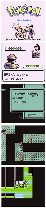 Pokemon Blue Kaizo GBC ROM Hack Video Game Custom Gameboy Color - for just $16.99! 