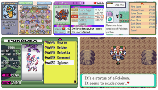 Pokemon Super Theta Emerald GBA ROM Hack Video Game Gameboy Advance - for just $18.49! 