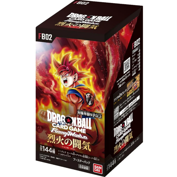 (Japanese) Dragon Ball Super Fusion World TCG: Blazing Aura FB02 Booster Box - for just $55! 