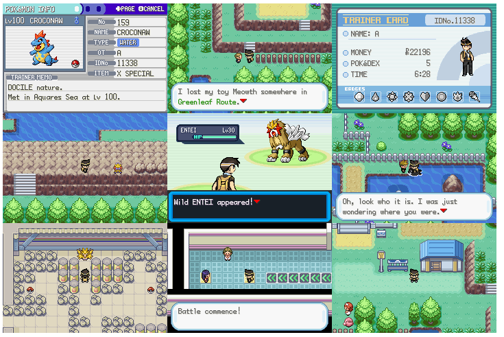 Pokemon NeonBlue GBA ROM Hack Video Game Custom Gameboy Advance - for just $18.49! 