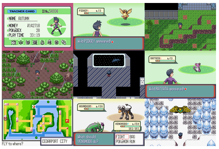 Pokemon Giratina Strikes Back GBA ROM Hack Video Game Boy Advance - for just $17.99! 
