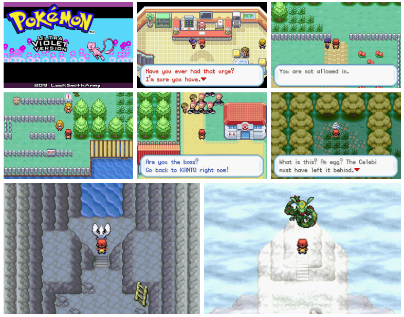 Pokemon UltraViolet GBA ROM Hack Video Game Custom Gameboy Advance - for just $18.49! 