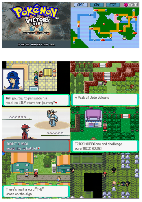Pokemon Victory Fire GBA ROM Hack Video Game Custom Gameboy Advance - for just $18.49! 