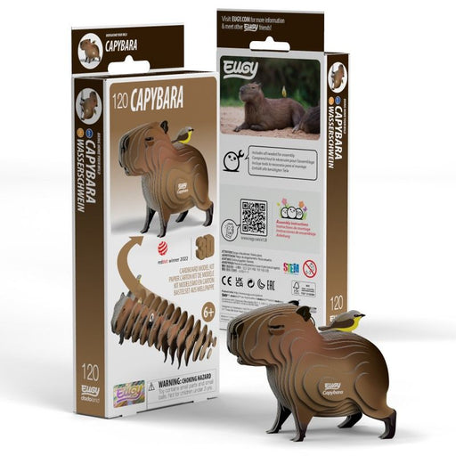 Capybara 3D Cardboard Model Kit Eugy - for just $11.99! 