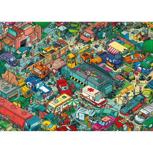 Car Cemetery 1000 Piece Jigsaw Puzzle Heye - for just $29.99! 