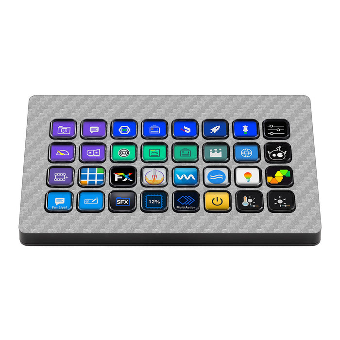 Elgato Stream Deck XL Carbon Series Skins - for just $16! 
