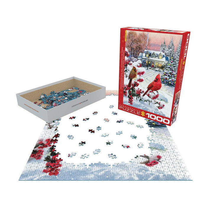 Cardinal Pair 1000 Piece Jigsaw Puzzle Eurographics - for just $21.99! 