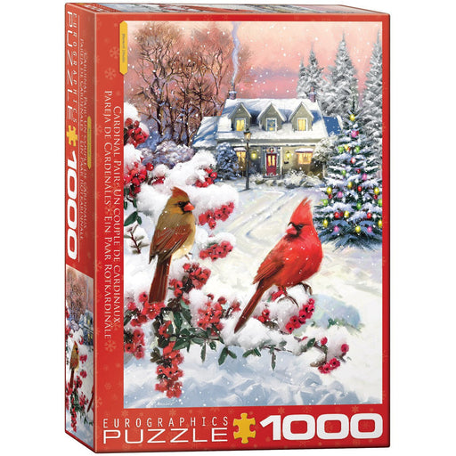 Cardinal Pair 1000 Piece Jigsaw Puzzle Eurographics - for just $21.99! 