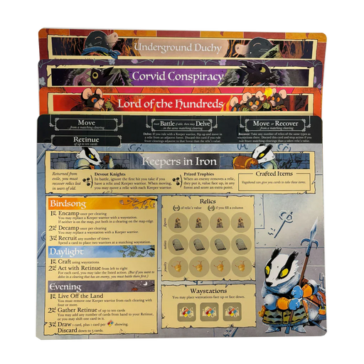 Root: Cardstock Faction Boards - for just $10! 