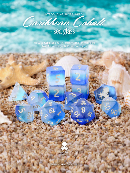 Kraken Dice Sea Glass 14 pc Dice Set - for just $24.95! 