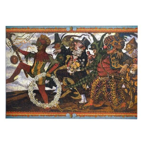 Carnival Train 500 Piece Premium Jigsaw Puzzle Art & Fable - for just $27.99! 