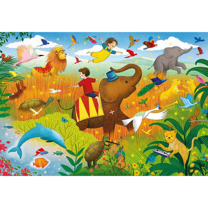 Carnival of the Animals 48 Piece Musical Jigsaw Puzzle Kaddo - for just $22.99! 