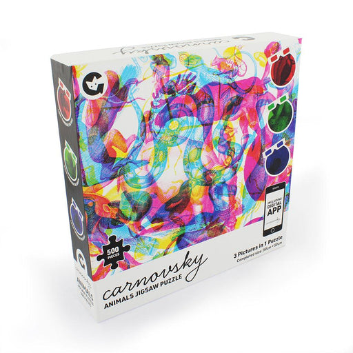 Carnovsky Animals 500 Piece Jigsaw Puzzle Ginger Fox - for just $19.99! 