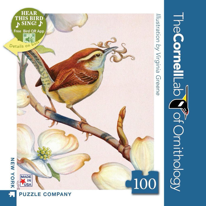 Carolina Wren 100 Piece Mini Jigsaw Puzzle NYPC - for just $11.99! 