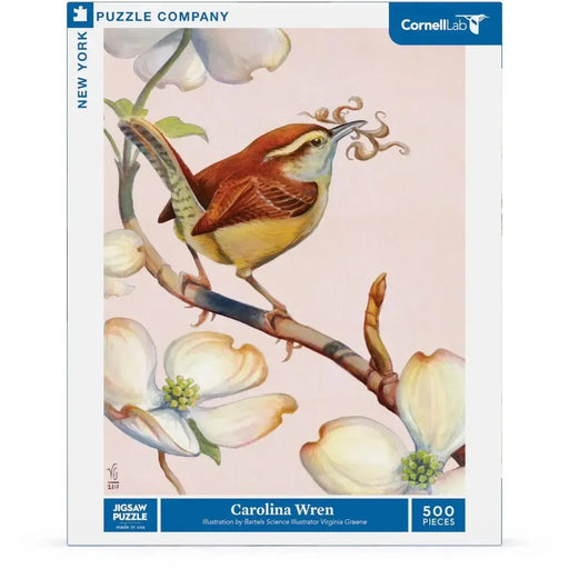 Carolina Wren 500 Piece Jigsaw Puzzle NYPC - for just $22.99! 