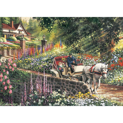Carriage Ride 275 Large Piece Jigsaw Puzzle Cobble Hill - for just $17.99! 