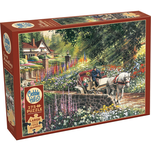 Carriage Ride 275 Large Piece Jigsaw Puzzle Cobble Hill - for just $17.99! 