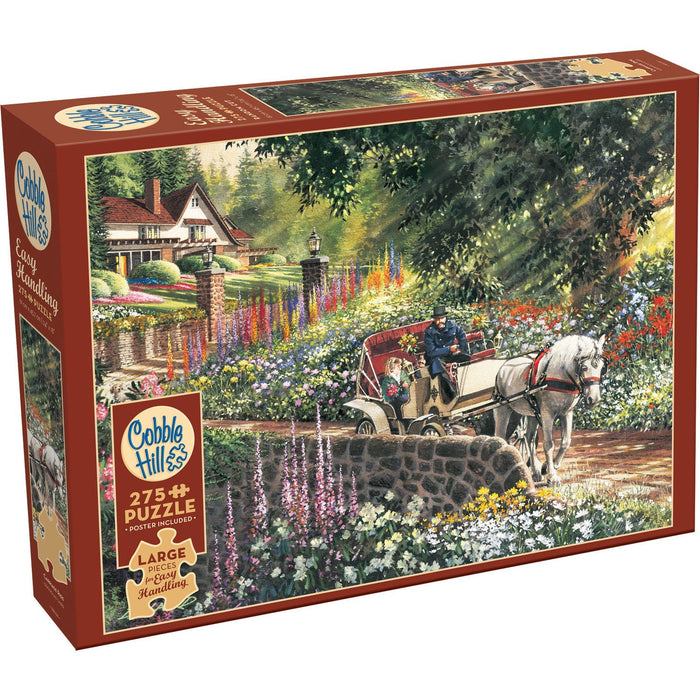 Carriage Ride 275 Large Piece Jigsaw Puzzle Cobble Hill - for just $17.99! 