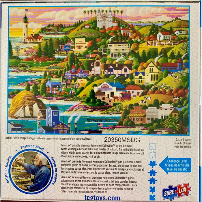 Castle Country Hometown Collection 1000 Piece Jigsaw Puzzle Sure Lox - for just $14.99! 