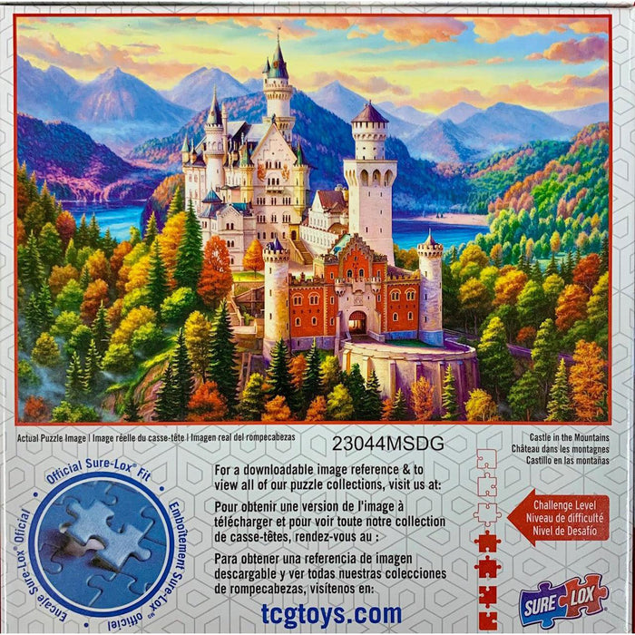 Castle in the Mountains Alpine Vistas 500 Piece Jigsaw Puzzle Sure Lox - for just $14.99! 