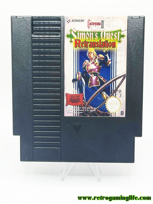 Castlevania II: Simon's Quest - Re-translation + Map NES Reproduction - for just $49.99! 