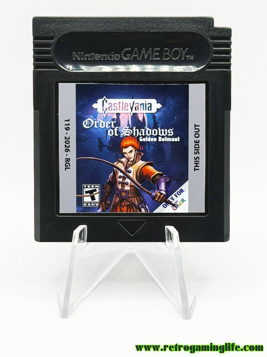 Castlevania: Order of Shadows – GBC Reproduction Cartridge - for just $24.99! 