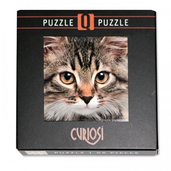 Cat 66 Piece Pocket Jigsaw Puzzle Curiosi - for just $6.99! 