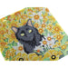 Cat Amongst the Flowers Crystal Art Card Kit Craft Buddy - for just $7.99! 