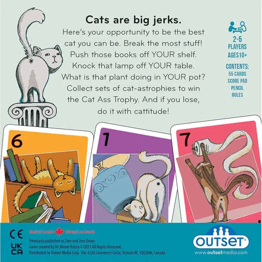Cat Ass Trophy Card Game Outset - for just $14.99! 