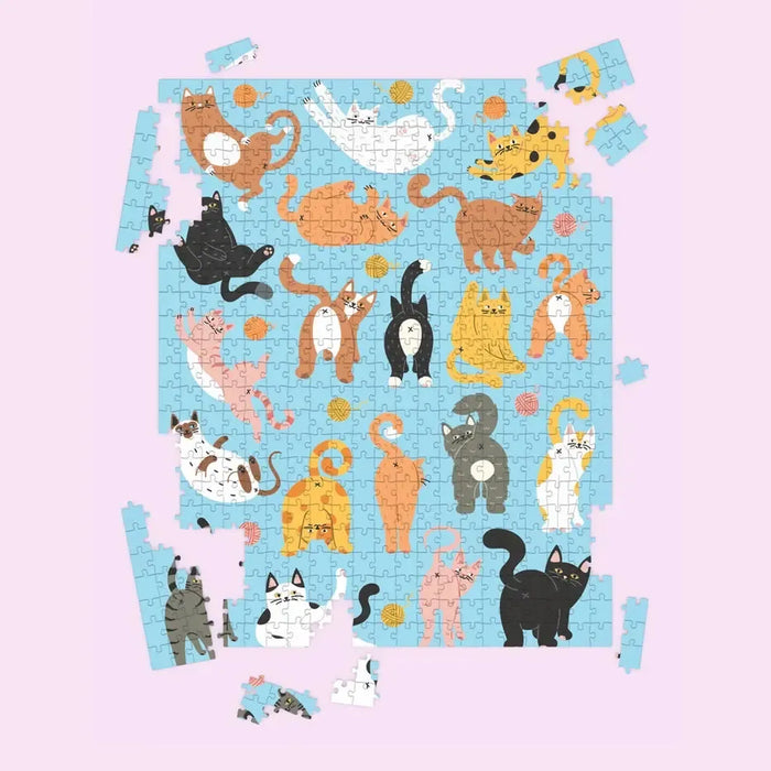 Cat Butts 500 Piece Jigsaw Puzzle Fun Club - for just $24.99! 