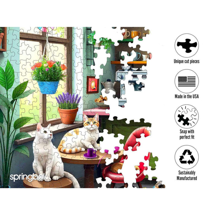 Cat Café 500 Piece Jigsaw Puzzle Springbok - for just $17.99! 
