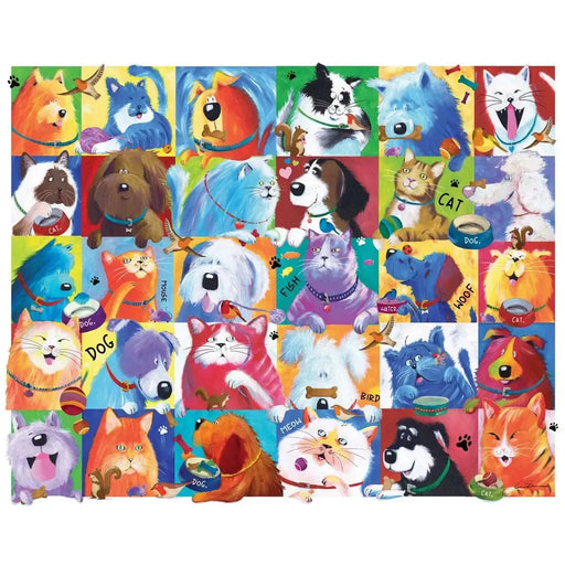 Cat Dog Convention 300 Piece Soft Touch Jigsaw Puzzle Crown Point - for just $17.99! 