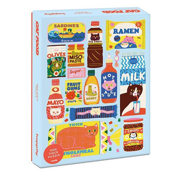 Cat Food 1000 Piece Jigsaw Puzzle Happily - for just $29.99! 