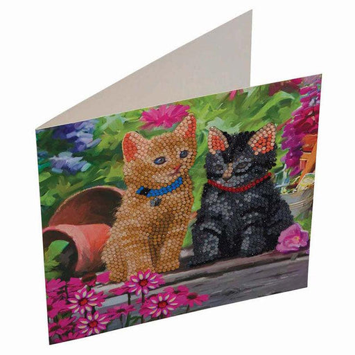 Cat Friends Crystal Art Card Kit Craft Buddy - for just $7.99! 