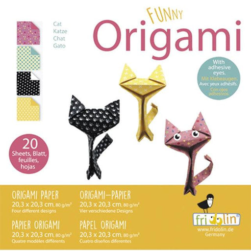 Cat Funny Origami Kit Fridolin - for just $8.99! 