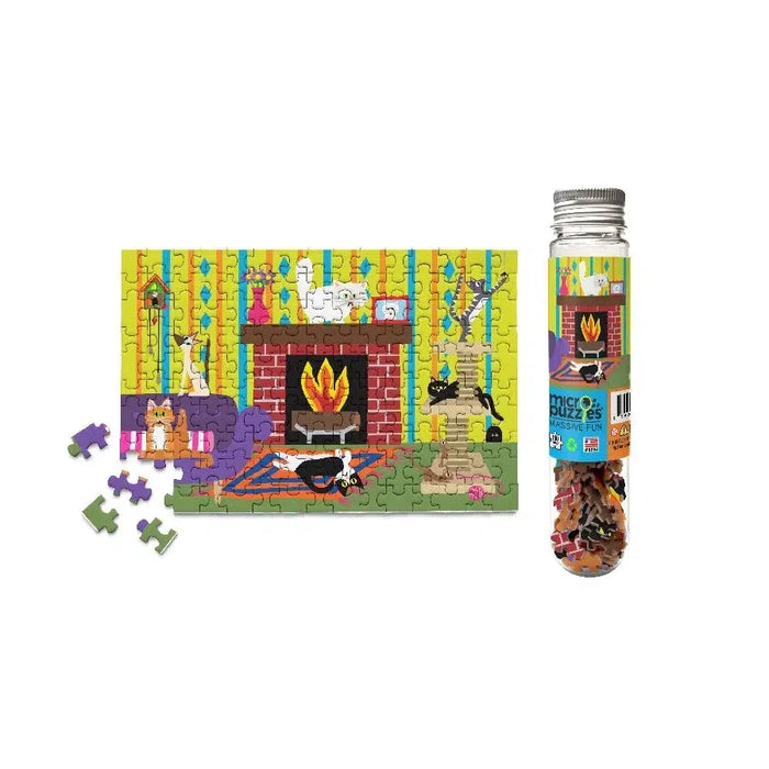 Cat House 150 Piece Mini Jigsaw Puzzle Micro Puzzles - for just $11.99! 